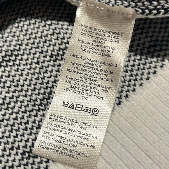 Free People Easy Street Vest Ivory Black Combo - Picture 8 of 9